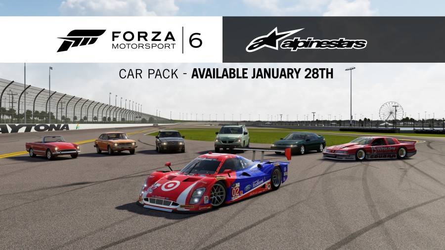 Já está disponível o AlpineStars Car Pack para Forza 6