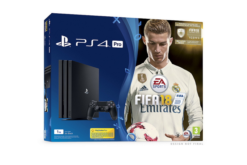 Sony anuncia novos bundles PlayStation 4 do FIFA 18